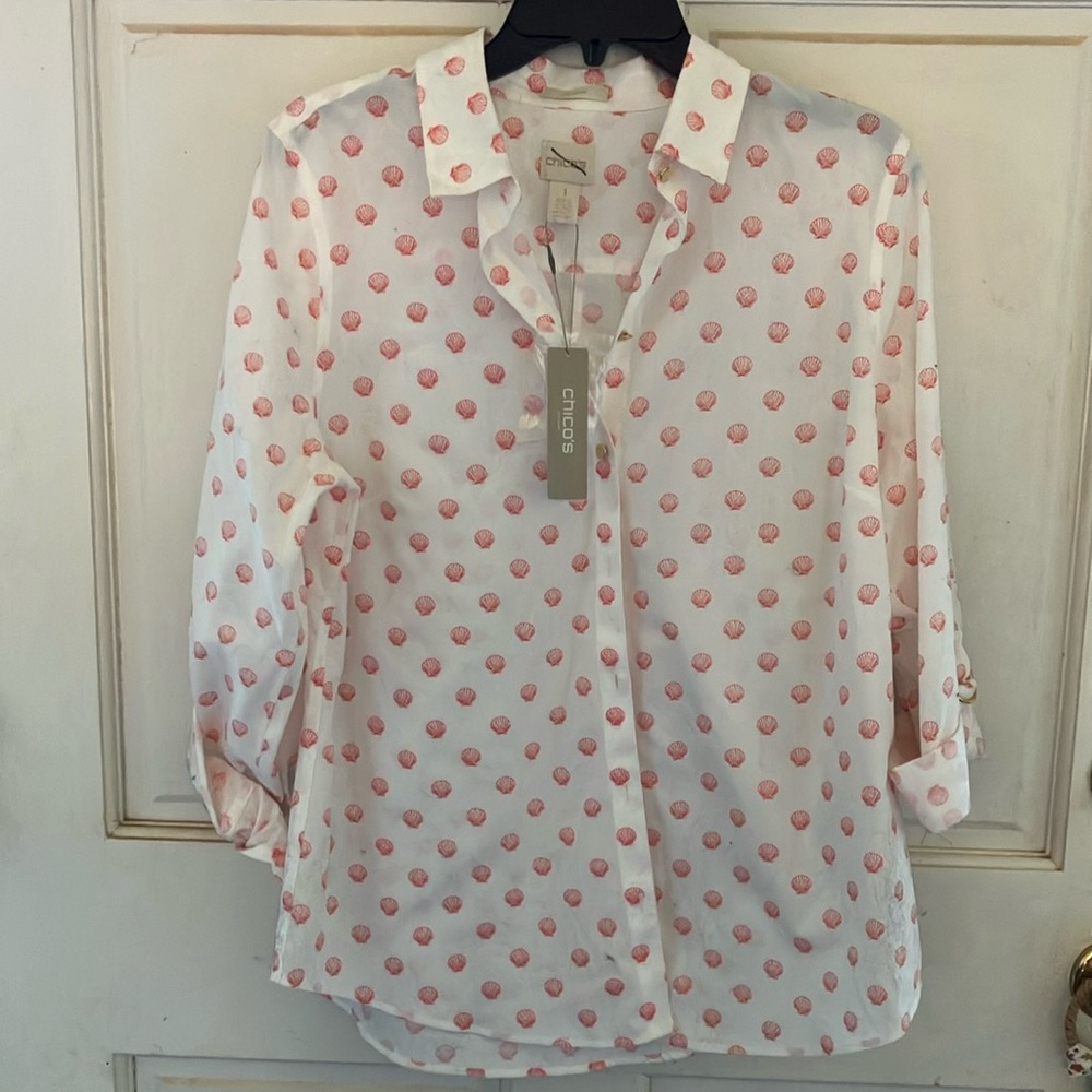Circo Women's Pink Polka Dot Top